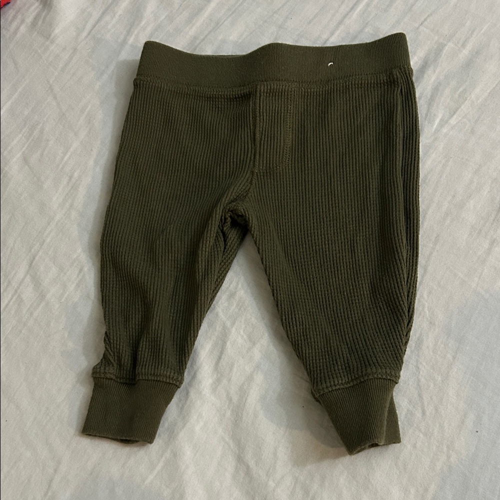 Garanimals Olive Green Ribbed Joggers